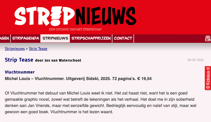 RECENSIE-STRIPNIEUWS-VLUCHTNUMMER